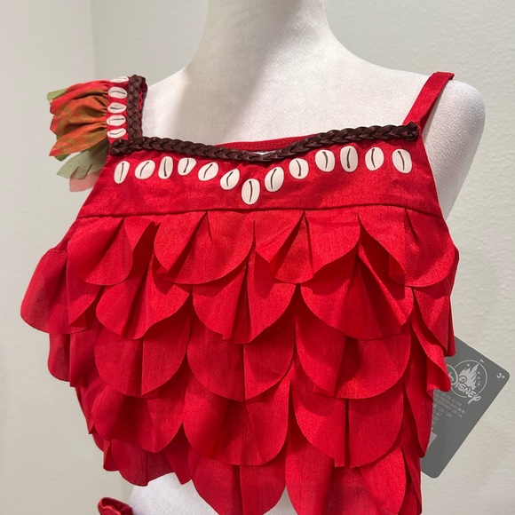 Disney Moana Deluxe Costume for Kids kids size 7/8, NWT - Picture 4 of 7